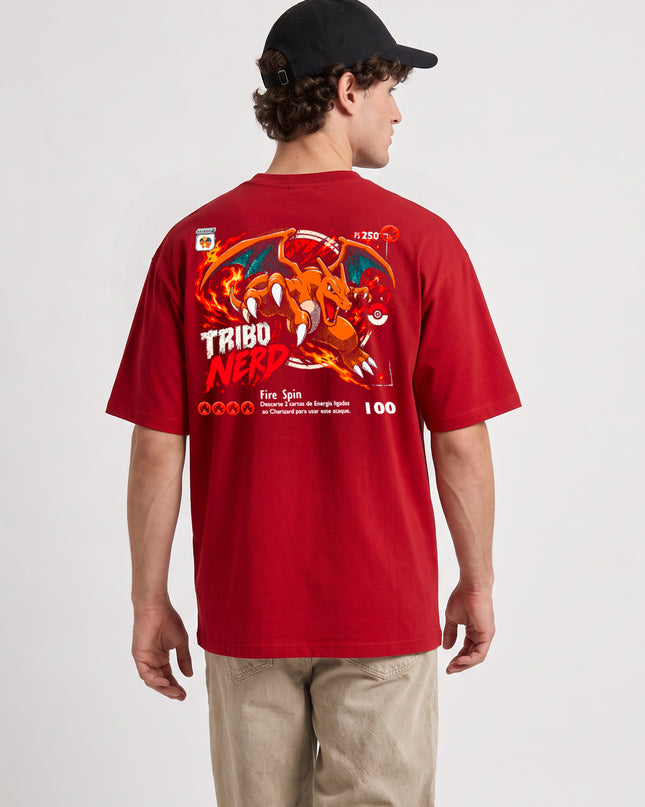 CAMISETA CHARIZARD FIRE SPIN - POKÉMON