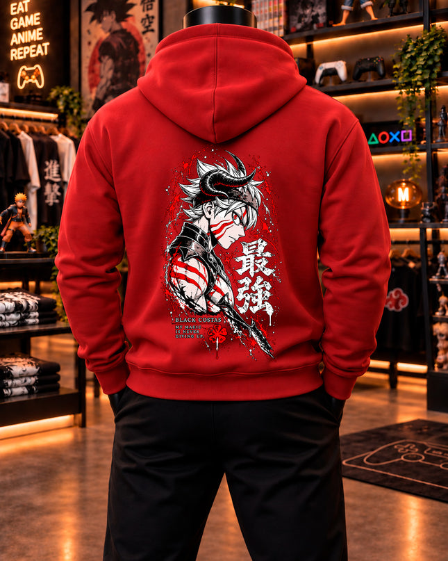 Moletom Asta – Poder Anti-Magia | Black Clover | Tribo Nerd