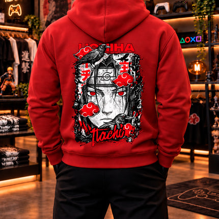 Moletom Itachi Uchiha – Corvos da Akatsuki | Naruto | Tribo Nerd