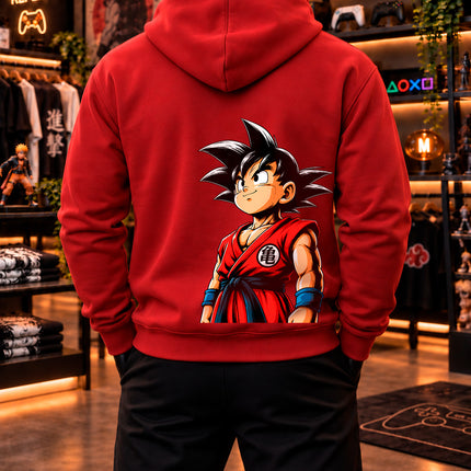 Moletom Goku Clássico – Dragon Ball | Frente e Costas