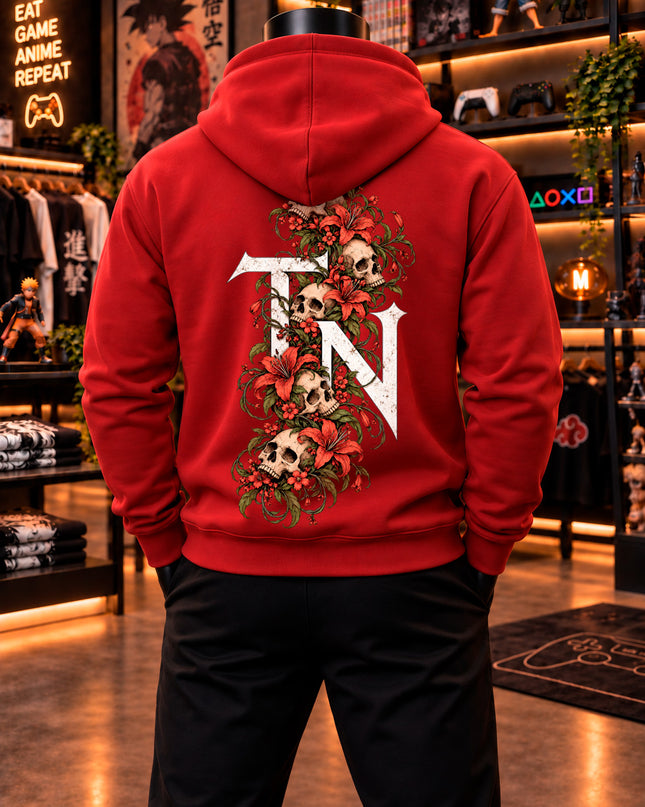 Moletom Reborn Skull – Caveiras & Flores