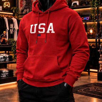 Moletom USA Classic – Estampa Bandeira Americana
