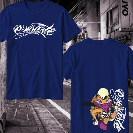 Camiseta Osasorte Lola azul marinho