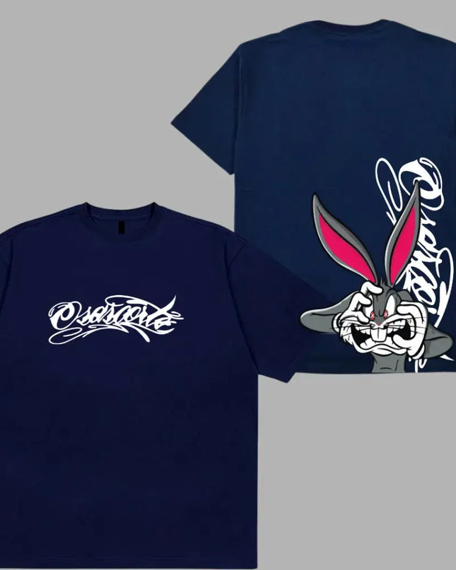 Camiseta Osasorte Pernalonga azul marinho