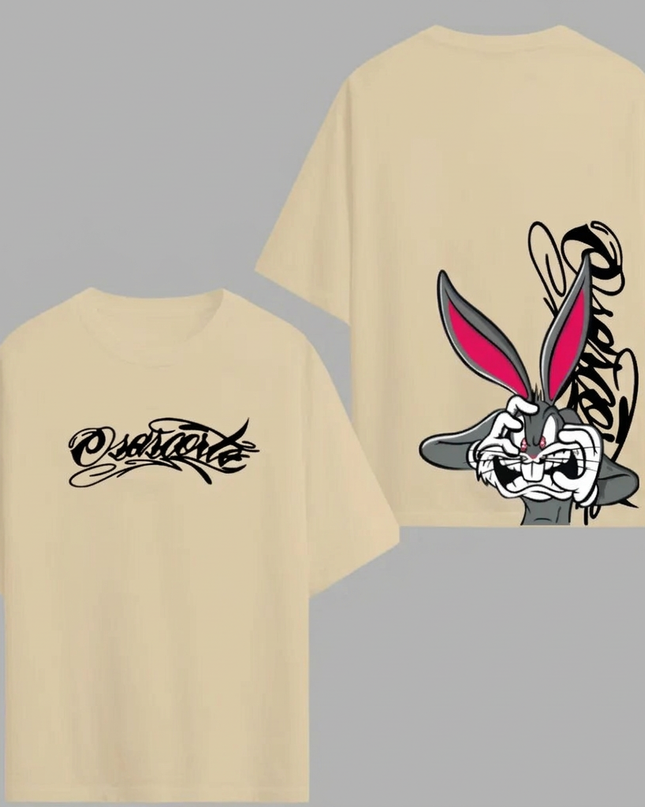 Camiseta Osasorte Pernalonga bege
