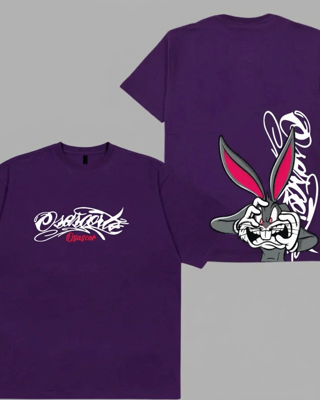 Camiseta Osasorte Pernalonga roxo