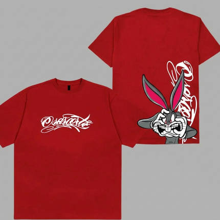 Camiseta Osasorte Pernalonga vermelho