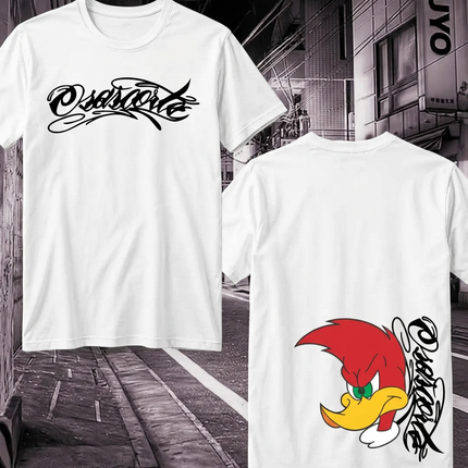 Camiseta Osasorte Pica-Pau branco