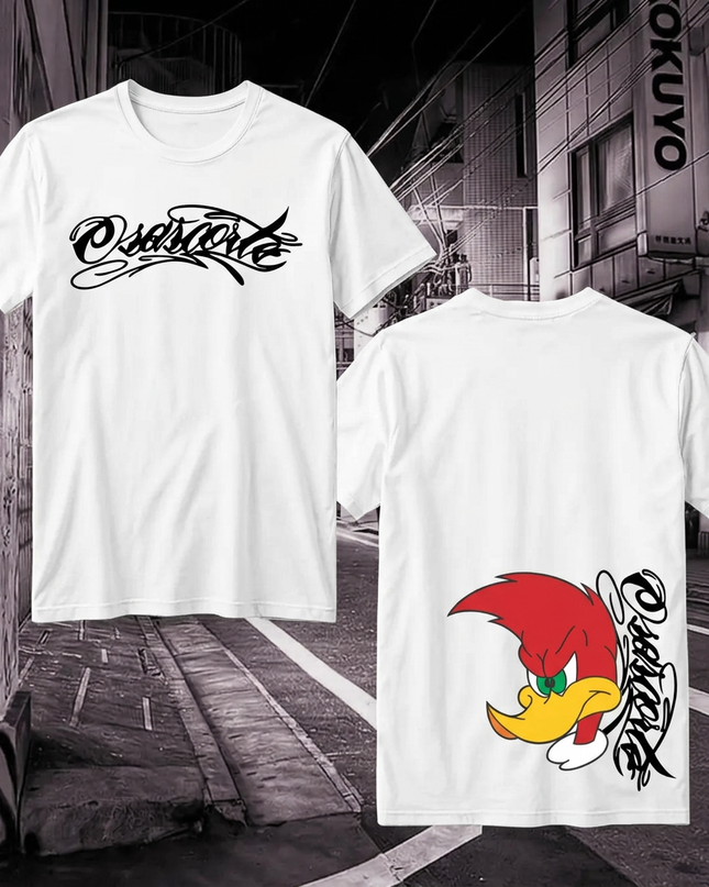 Camiseta Osasorte Pica-Pau branco
