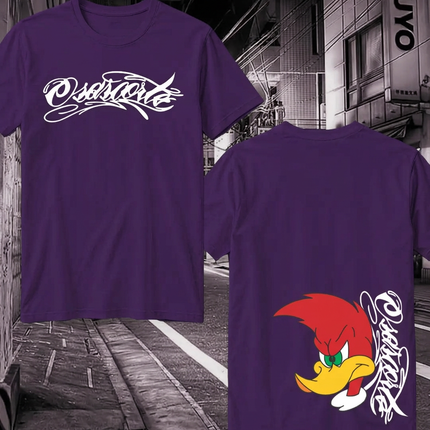 Camiseta Osasorte Pica-Pau roxo