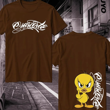 Camiseta Osasorte Piu-Piu marrom