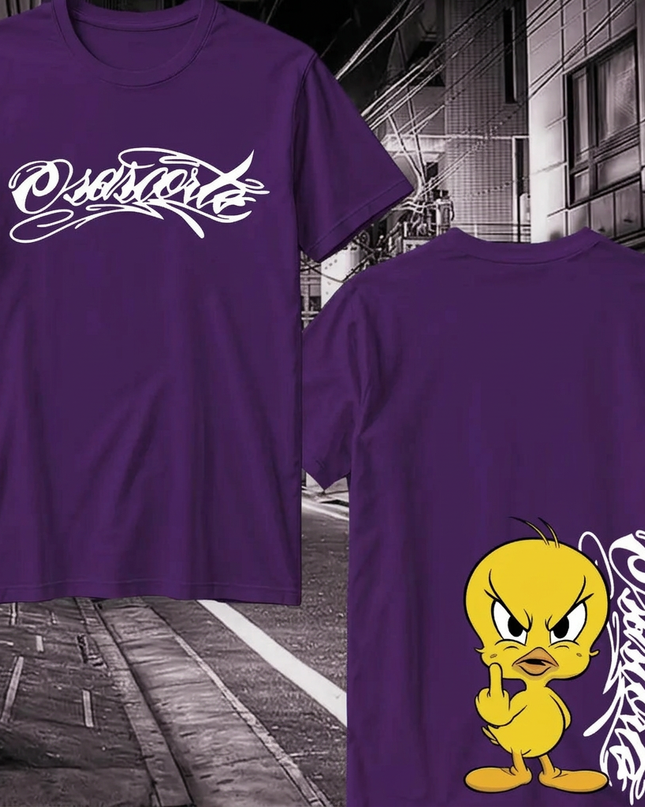 Camiseta Osasorte Piu-Piu roxo