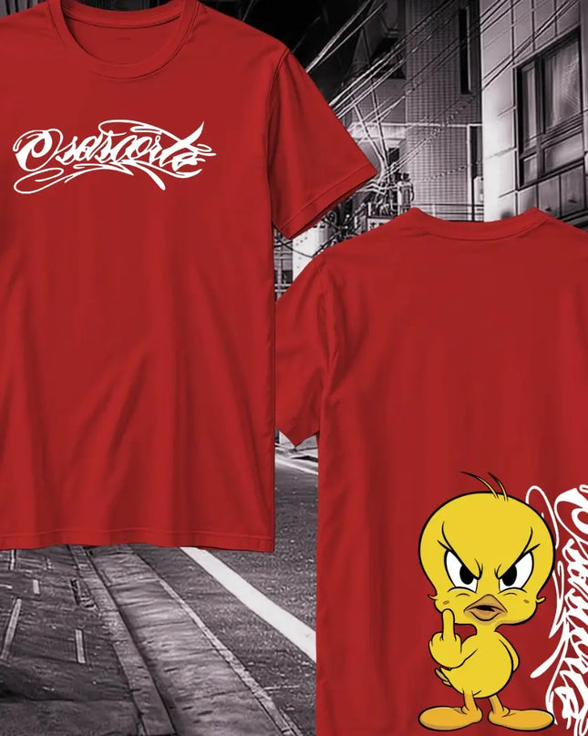 Camiseta Osasorte Piu-Piu vermelho