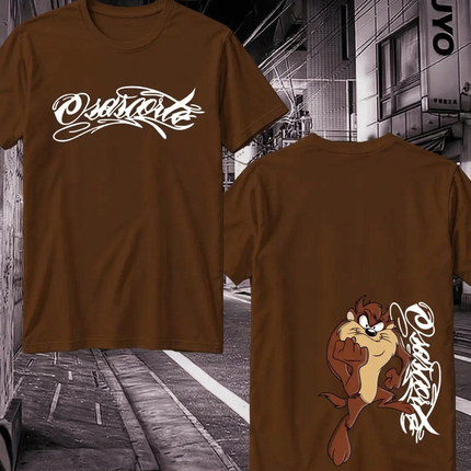 Camiseta Osasorte Taz marrom